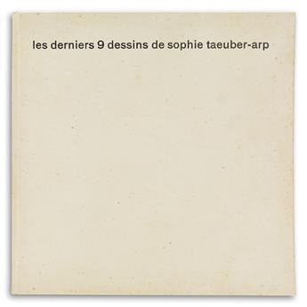 TAEUBER-ARP, SOPHIE. Les Derniers 9 Dessins De Sophie Taeuber-Arp. Précédés dune Lettre de Gabrielle Buffet-Picabia.